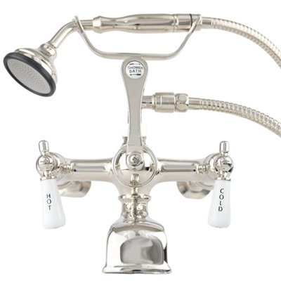Telephone Wall Mount Lavatory Faucet with Handheld by Strom Living
