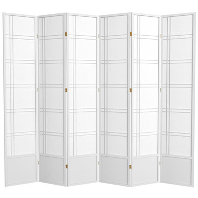 83.5" Double Cross Shoji Room Divider