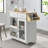 Modway Culinary Kitchen Cart With Spice Rack-88849732