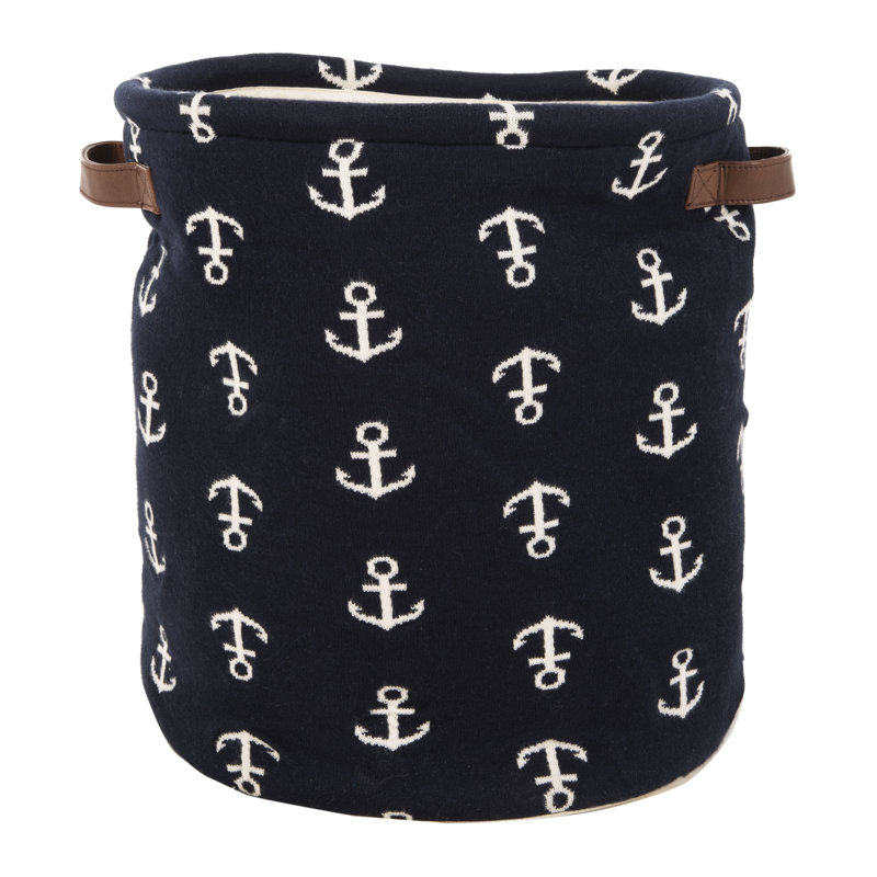 Panier de rangement en tissu Anchor