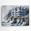 Art mural gris en métal Coastal-1684138291