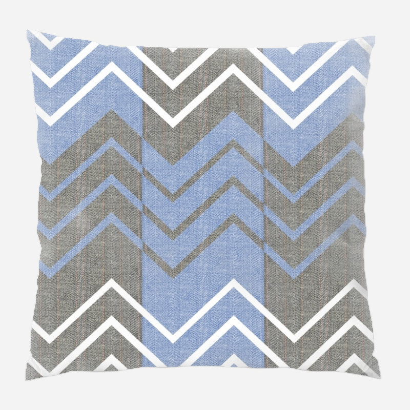 Fabric Microsuede Reversible Throw Pillow