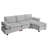 Oversized modern comfy comfy sofa with Ottoman-867979013