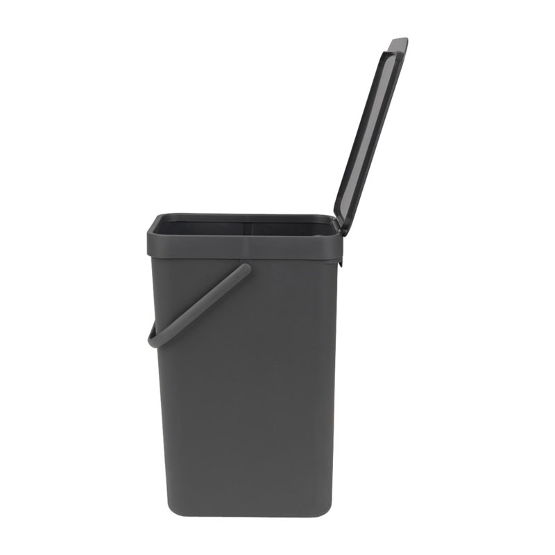 Brabantia Sort & Go 40 Litre Rubbish Bin, Soft Beige, 16 L