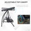 Ashray 3 Person Porch Swing with Canopy
