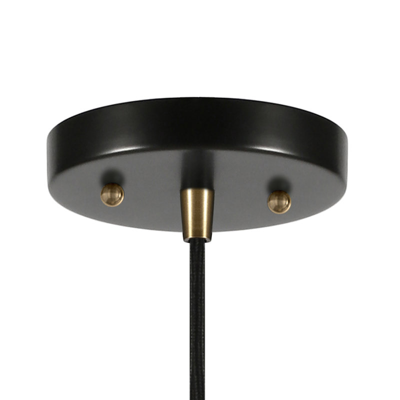Madison 1 - Light Single Pendant, Blackened Bronze/Warm Brass