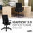 HON Ignition 2.0 Mid-Back Task Chair, Advanced Tilt, Black Frame, Black-117026064-119729017-85766686