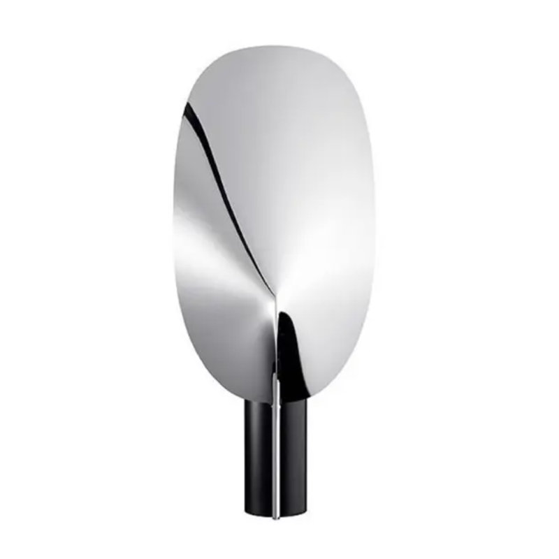 Lampe de table en fer, Argent