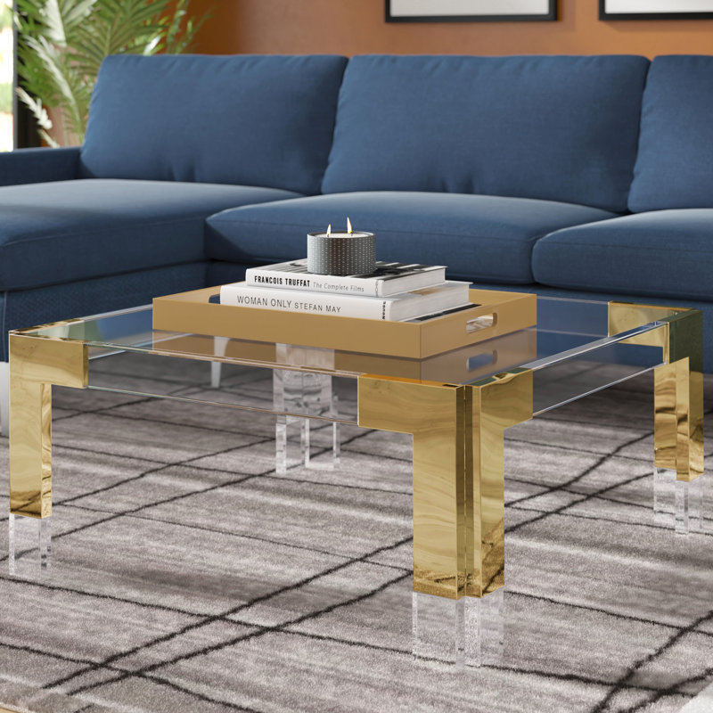Stoll 2 - Piece Glass Top Living Room Table Set