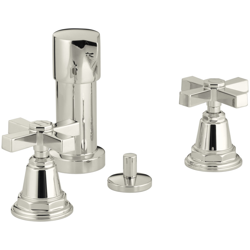 Robinet de bidet Pinstripe® Pure, Nickel poli éclatant