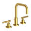 East Square Widespread Bathroom Faucet with Drain Assembly-1725000519