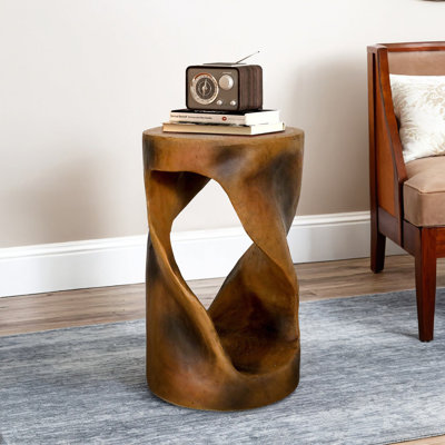 19.6" H Modern Sculptural Side Table