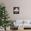 St. Nick's Sleigh Rides Vintage Style Sign - cadre flottant, impression sur toile-993277303-993277296