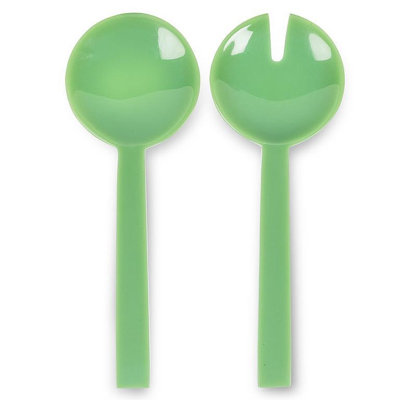 Oversize Jadite Salad Serving Utensils