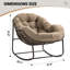 Fauteuil Papasan berçant surdimensionné pour patio-1856238041