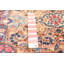 Tapis saumon rétro Kayseri 2 pi 4 po x 2 pi 8 po