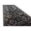 Hand-Knotted High-Quality Black and Gold Runner