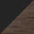 Matte Black/Rustic Oak selected
