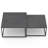 Extendable Metal Frame Coffee Tables-1445934649
