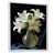 Cadre flottant blanc