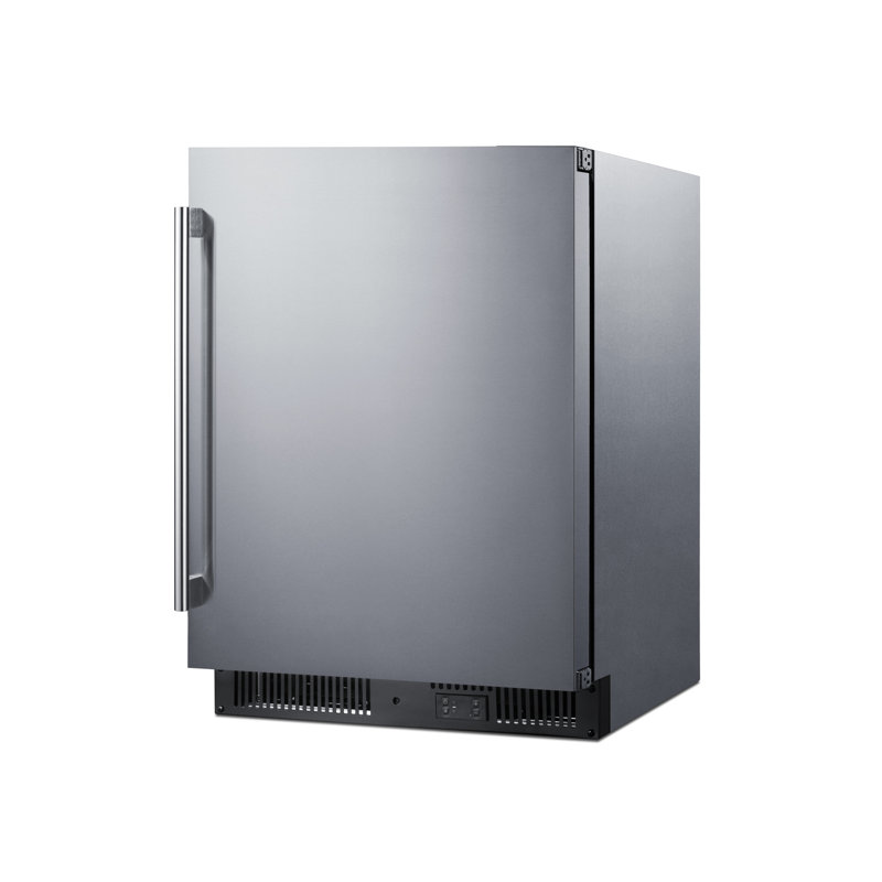 24" Wide Built-In All-Freezer, Silver