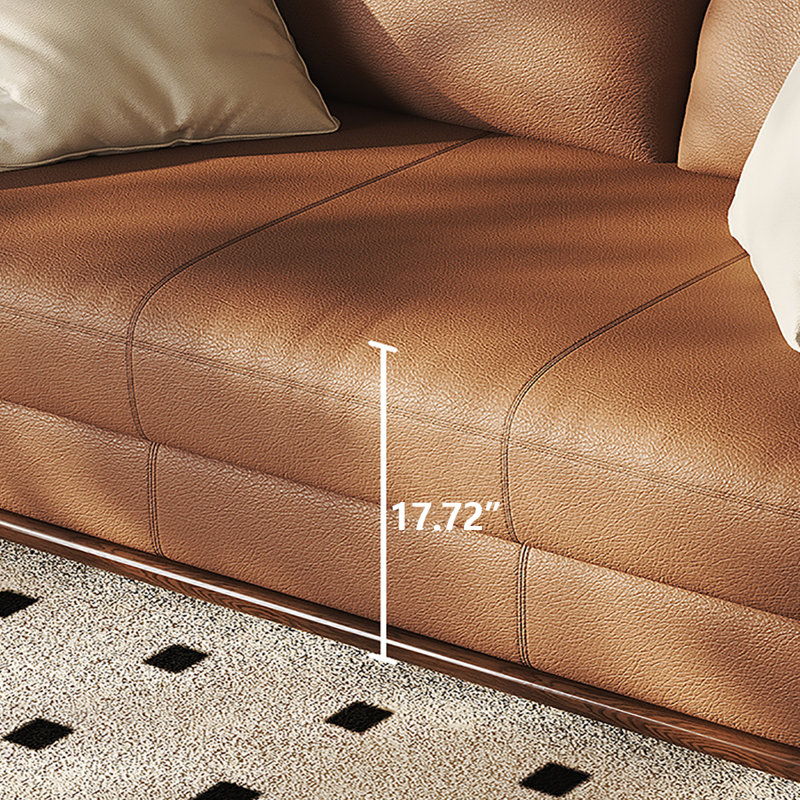 Causeuse-coussin en microfibre 66,93 po, 36.22" H x 66.93" W x 36.22" D