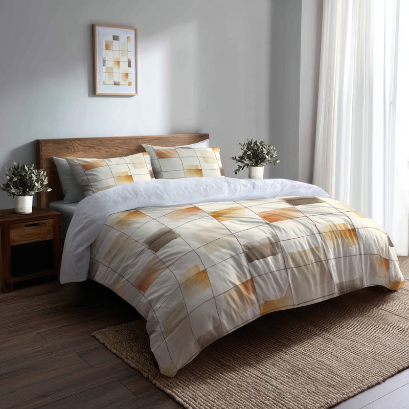 Ensemble de housse de couette et de coussins Modern, Housse de couette très grand et 2 très grandes t