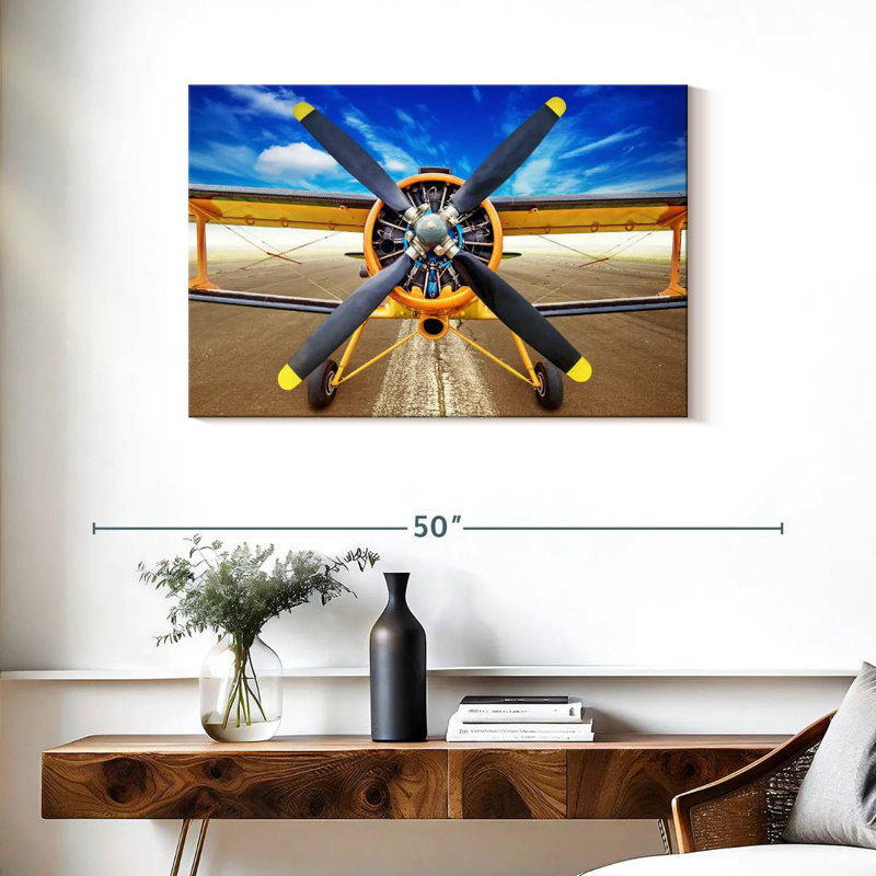 Mehar Runway Biplane, 24" H x 36" W