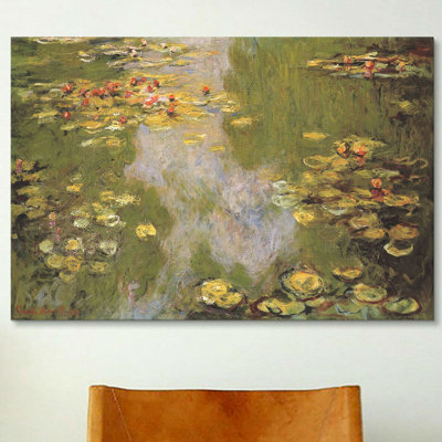 Nénuphars 1919, impression sur toile