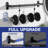 24" Wall Mounted Towel Bar in Matte Black with Installation Hardware