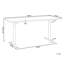 Electric Adjustable Standing Desk Chiyoda Light Brown/ White-1925197404