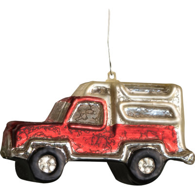2.5'' Glass Holiday Shaped Ornament