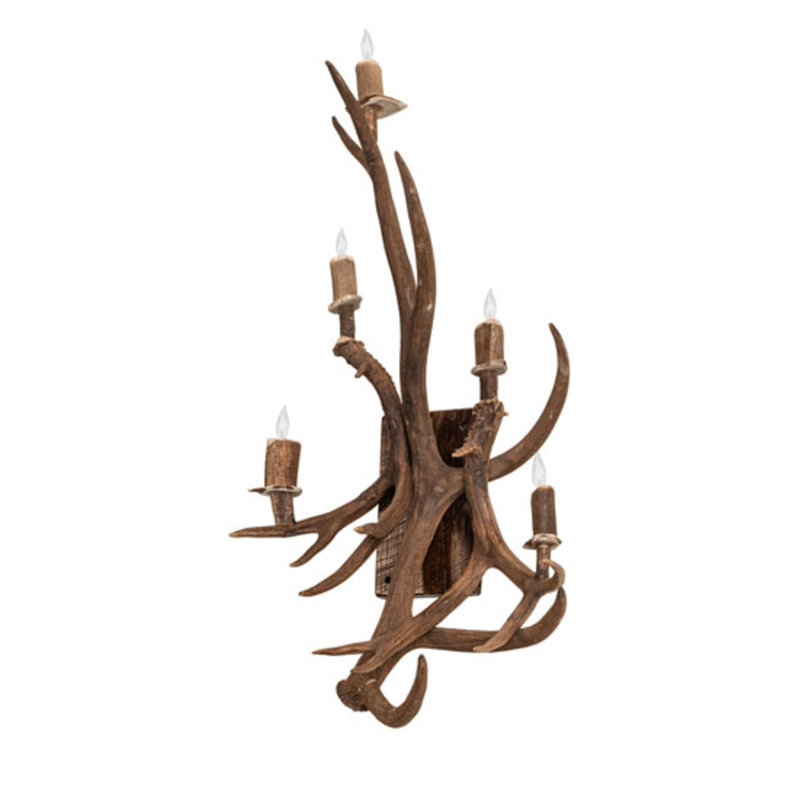 Antlers 5 - Light Candle Wall Light