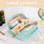 Trousse de voyage pour femme avec trousse de maquillage en polyuréthane