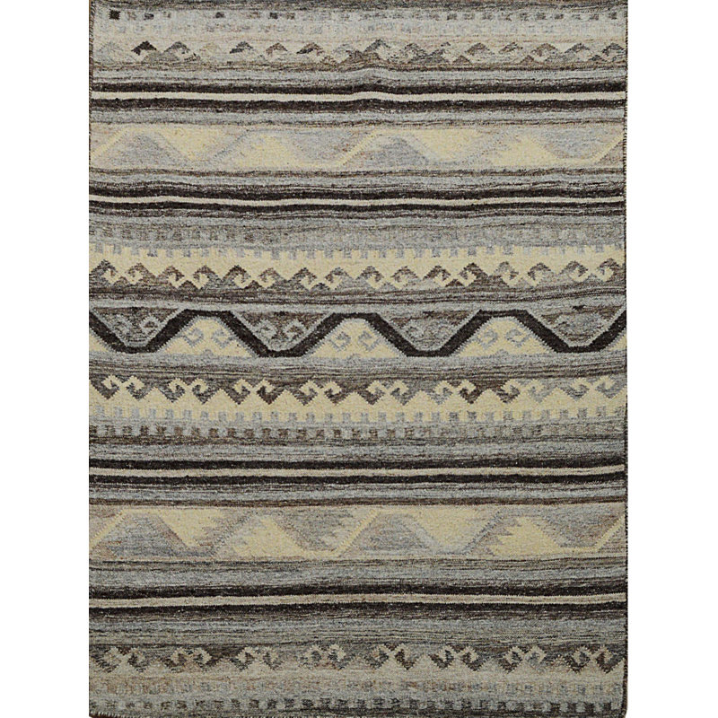 Southwestern Wool Hand Woven Area Rug, Rectangle 120 x 180cm