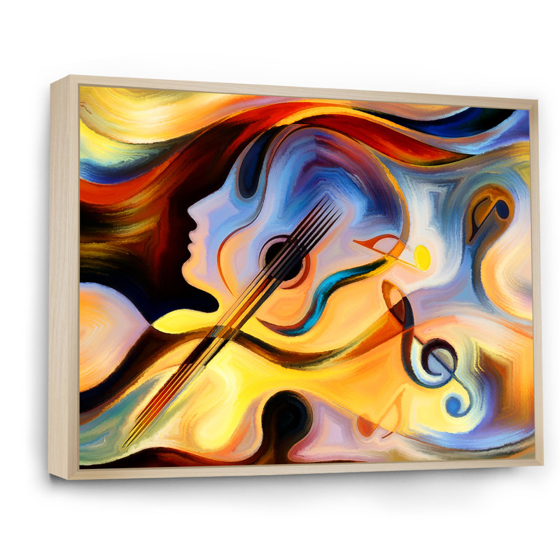 «Realms of Inner Ii», reproduction sur toile flottante, H 30 po x l 40 po x P 1,5 po, Cadre naturel