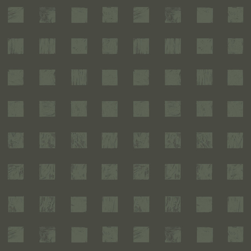 Blocked Reverse Wallpaper, Self-Adhesive, Olive Shadow Reverse