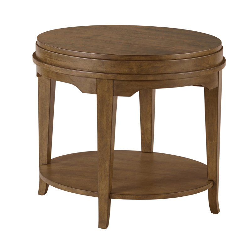 Table de bout ovale - Auburn, Brun