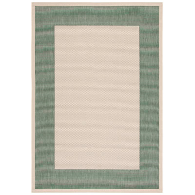 Salita Beige/Dark Green Indoor/Outdoor Area Rug