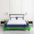 Navy/White/Green Geometric