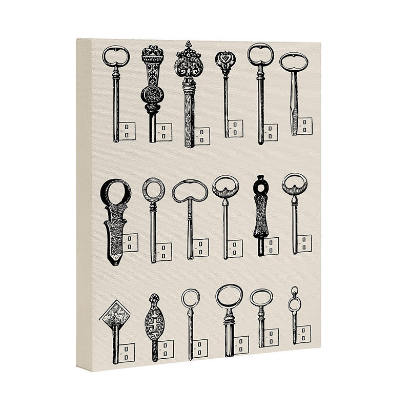 « usb keys », impression sur toile tendue, H 10 po x l 8 po x P 1,5 po