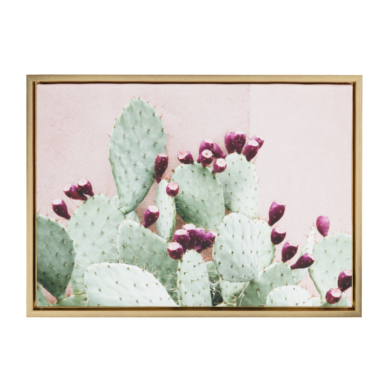 «Cactus 25» par Amy Peterson, reproduction d'art sur toile encadrée