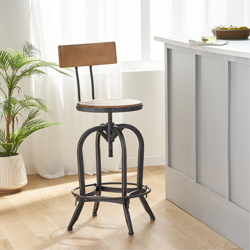 Tabourets de bar pivotants à hauteur réglable