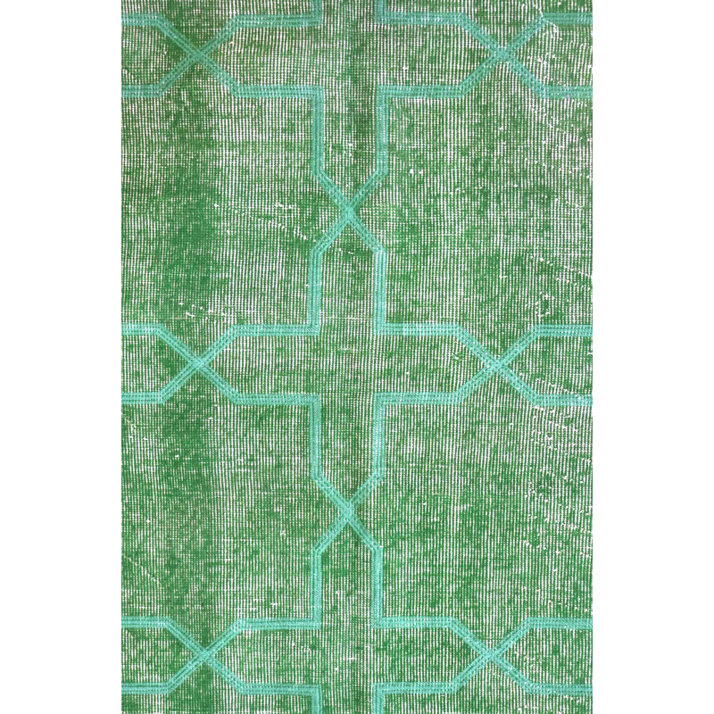 Embroidered Overdye One-of-a-Kind 6'11" X 9'9" Area Rug