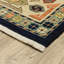 Tapis bleu / ivoire Oaklynn-280448384
