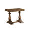 Table de bout en bois transitionnel, table d'appoint rectangulaire-650493345