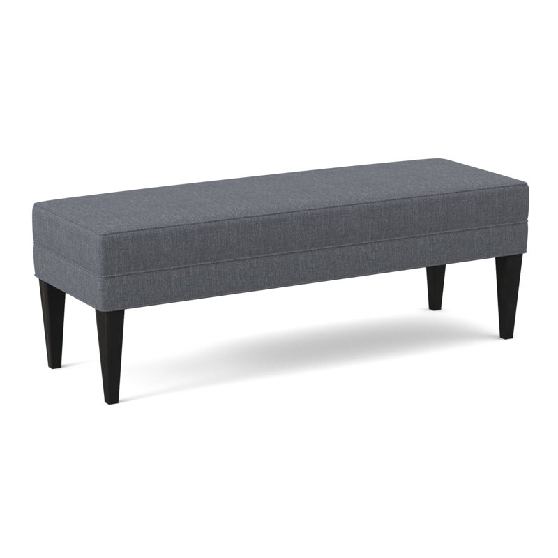 Livery Upholstered Bench, Espresso, Elise Harbor