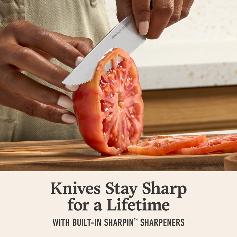 Premier by Calphalon  15-Piece Knife Set with SharpIN Edgetech