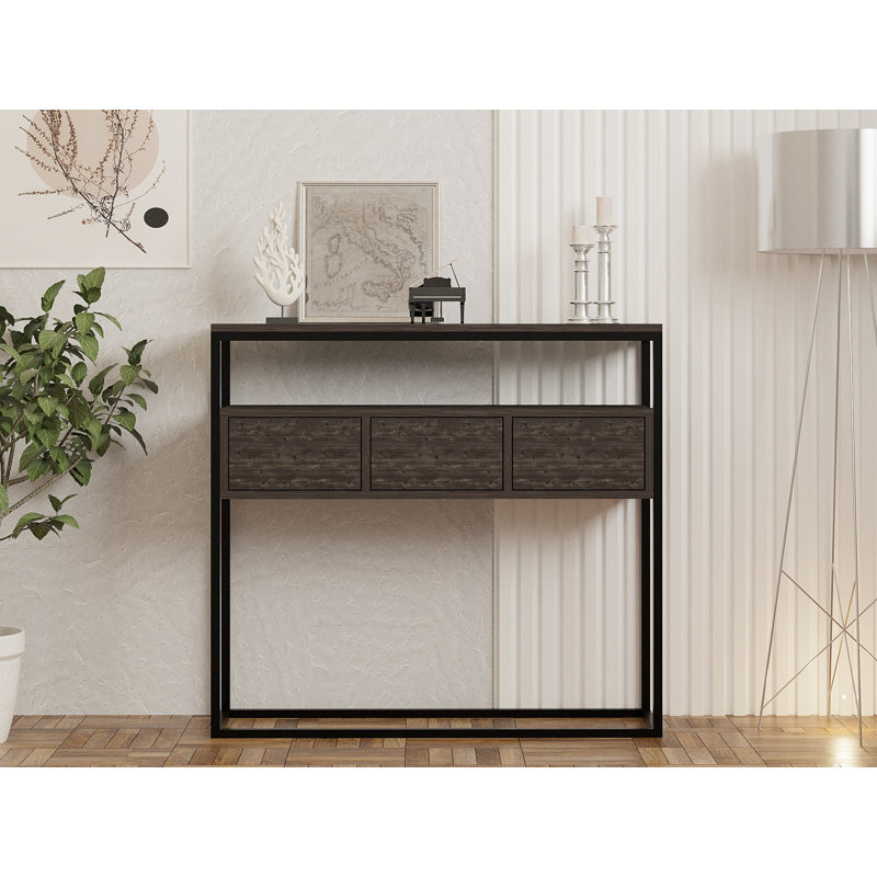 Hastings 90cm Console Table, Black