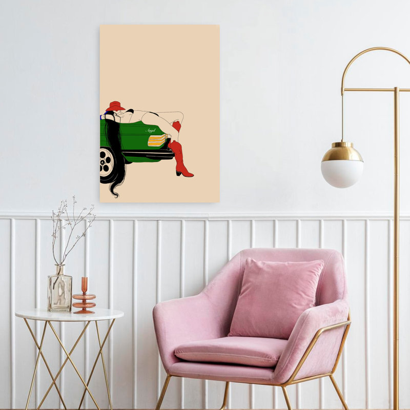 Art contemporain, art rétro, H 24 po x l 16 po